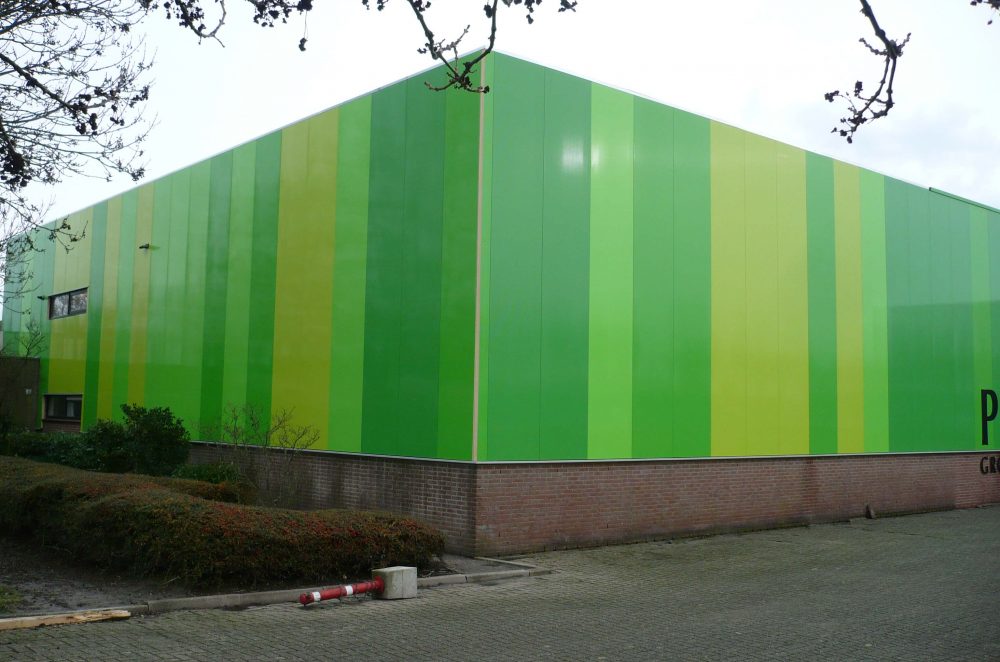 Gewrapte gevel Pronk groenten en fruit